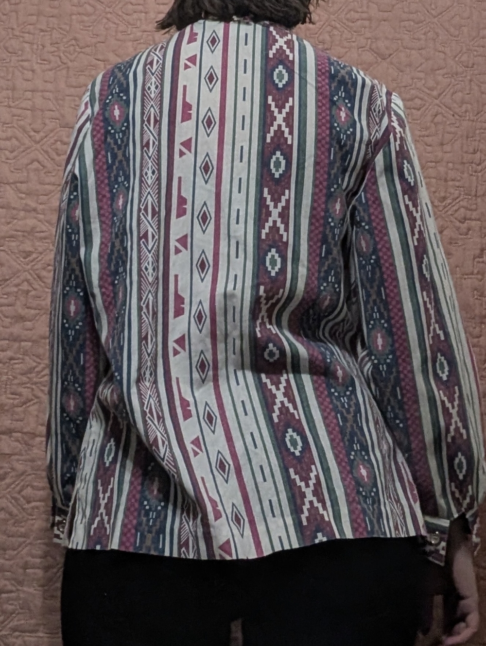 Blair Multicolor Striped Aztec Button-Down Shirt - Picture 2 of 2